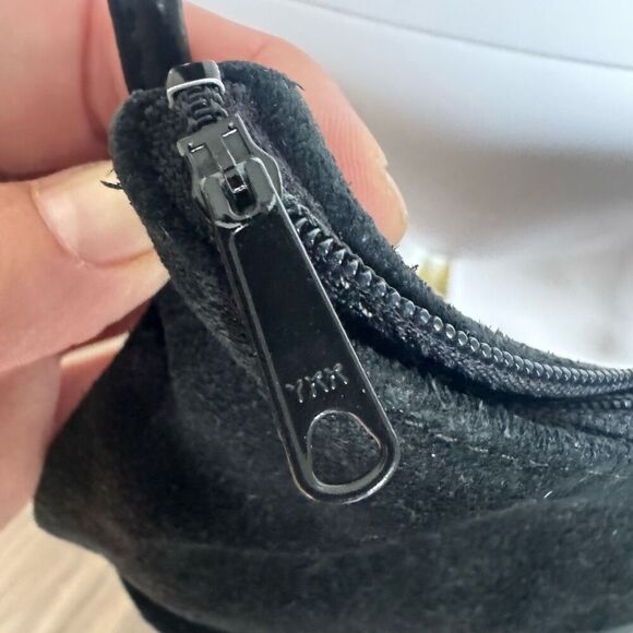 vintage mini black suede fringe crossbody bag - Picture 10 of 12